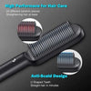 Hair Straightener Ceramic Heated Hair Brush | Brush Straightener | Ceramic Heated Hair | Hair Styling | Hair Beauty Tool | Straight , Curl Different Styling Hair Ceramic Brush